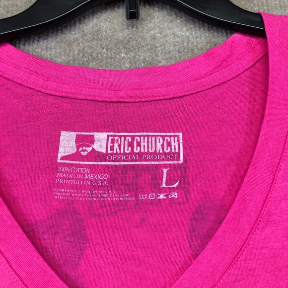 Eric Church Concert Shirt Good Girls Never Miss Church Size Large - Picture 2 of 3